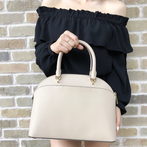 Michael Kors Emmy Large Satchel Bag oyster - Picture 3 of 7